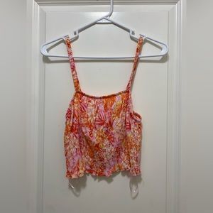 Hippie Rose Floral crop top M